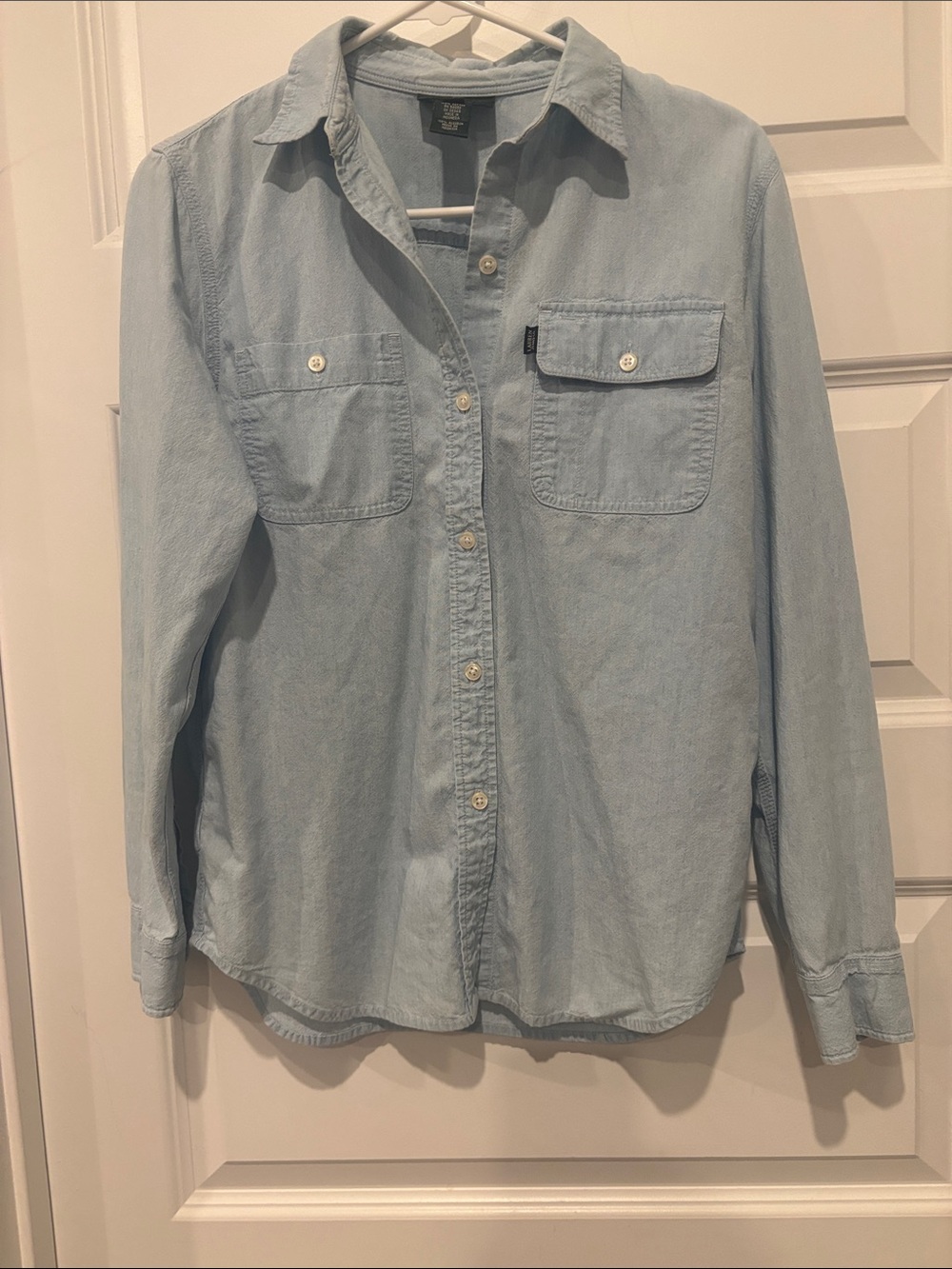 Ralph Lauren Light Blue Denim Button-Down Shirt